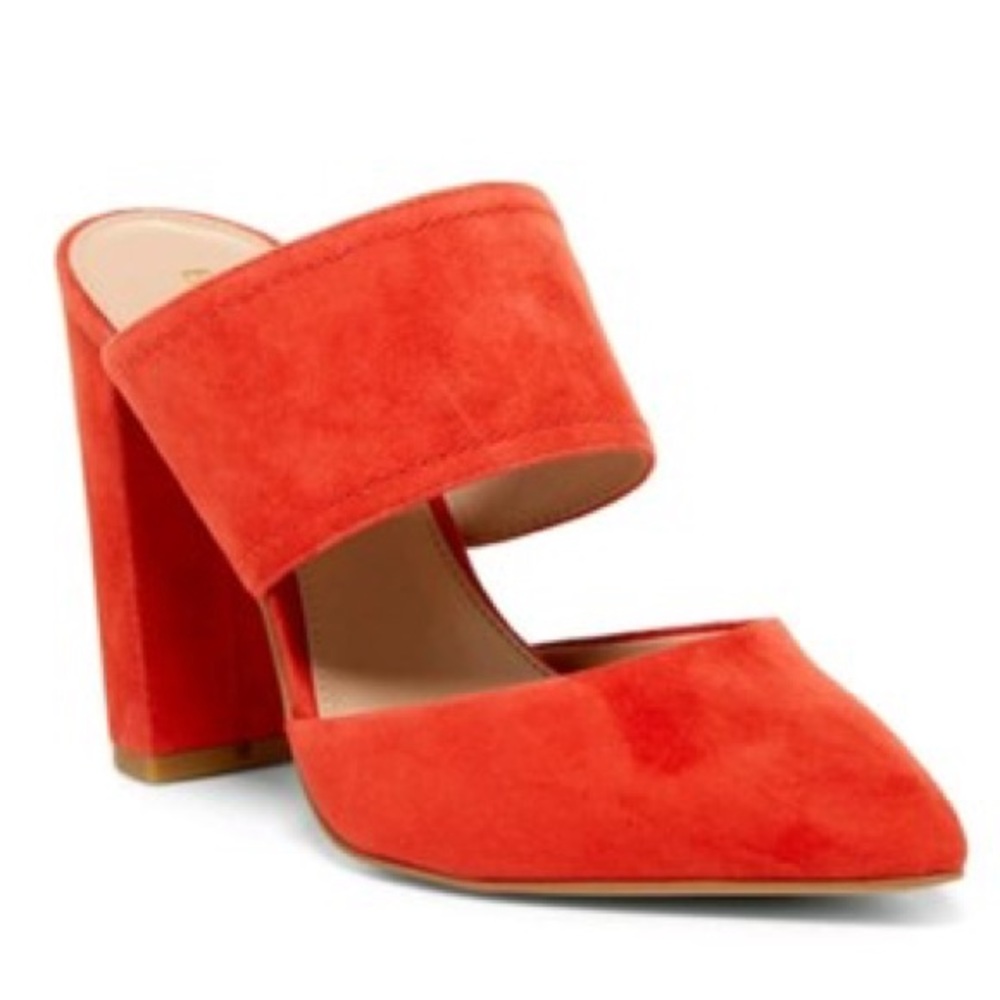 Bcbgeneration Houston Heel Sandal Mule Red Size 10